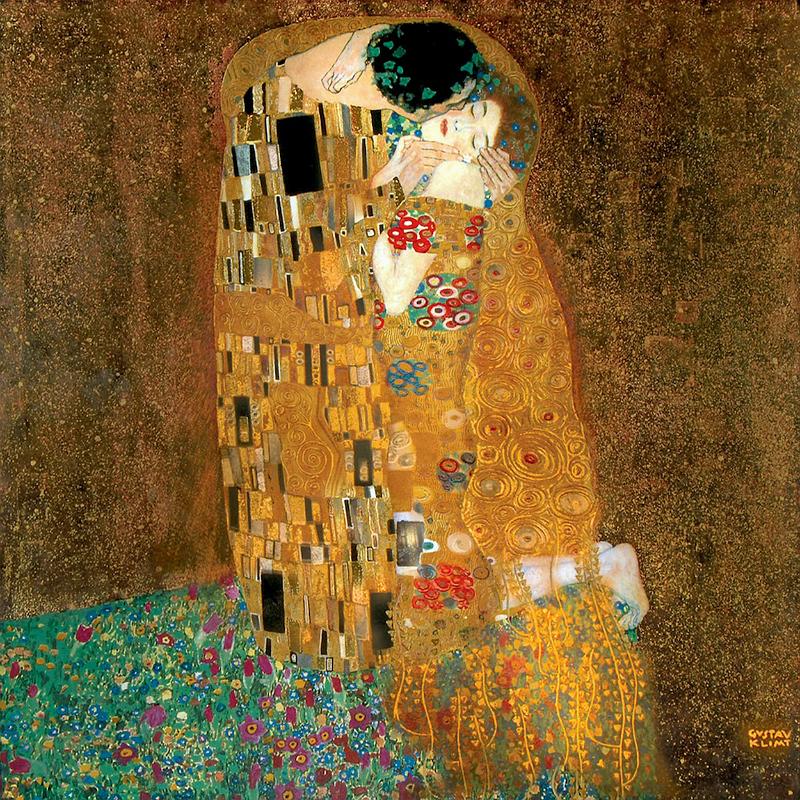 Gustuv Klimt The Kiss